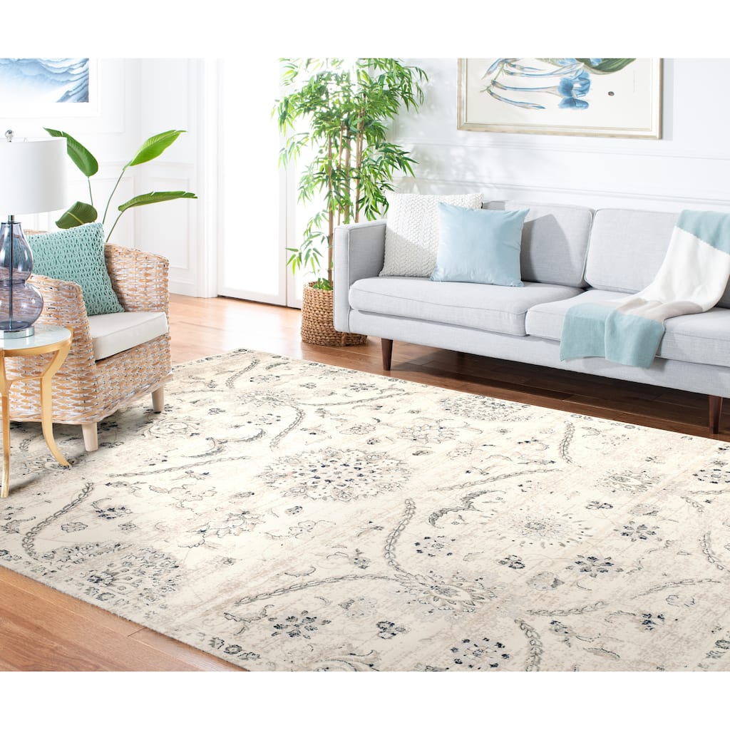 SAFAVIEH Carnegie Tahira Modern Distressed Oriental Rug
