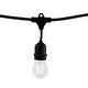 preview thumbnail 1 of 11, Bulbrite 48 ft, 15-Socket (E26) Decorative String Light Kit, Black