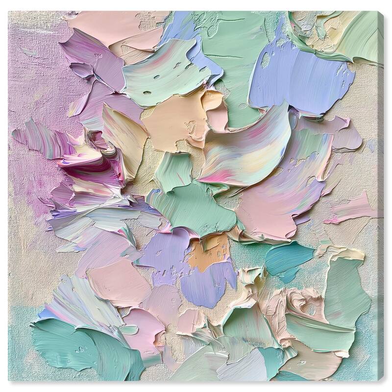 Flowing Mousse II Canvas by Art Remedy, Gallery Wrapped - 24" x 24"