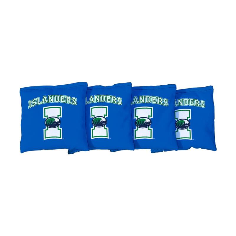 Texas A&M Corpus Christi Islanders Cornhole Bags Blue - All-Weather Resin Filled