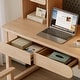 preview thumbnail 5 of 14, Kids Study Desk with Hutch,Student Writing Desk, Natural,Ash Wood