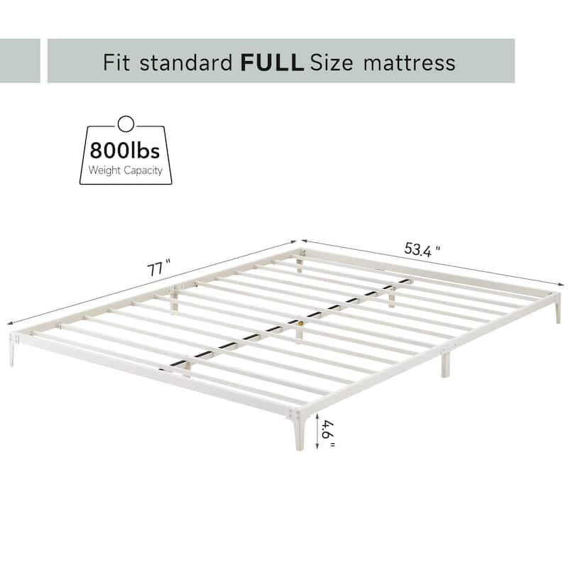 Metal Bed Frame, Low Platform Bed Frames
