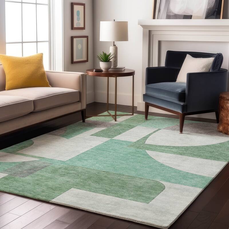 Premium Washable Super Soft Geo Modern Mayfield Rug