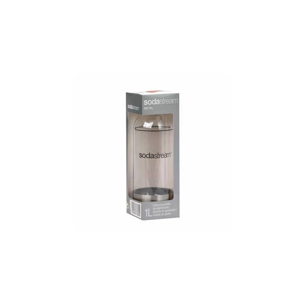 SodaStream Stainless Steel Source 1 Liter Carbonating Bottles Hand
