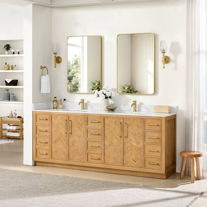 Jakarta Bath Vanity with Quartz Stone Top without Mirror