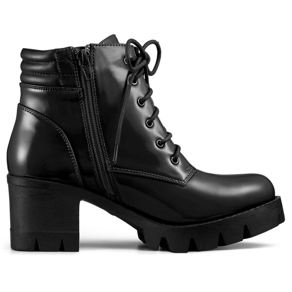 chunky combat boot heels