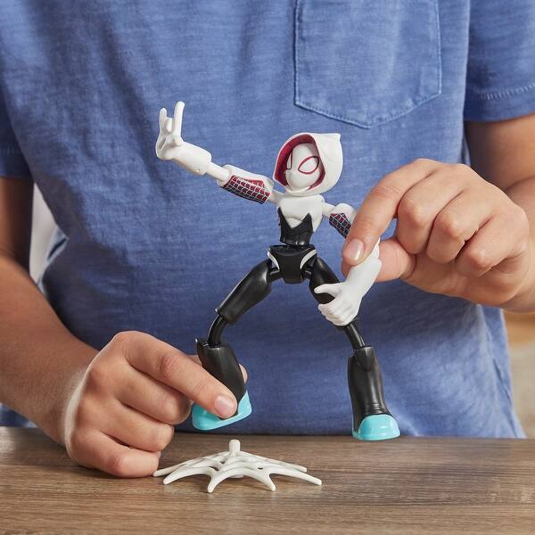 Shop Marvel Spider Man Bend And Flex Ghost Spider Action Figure 6