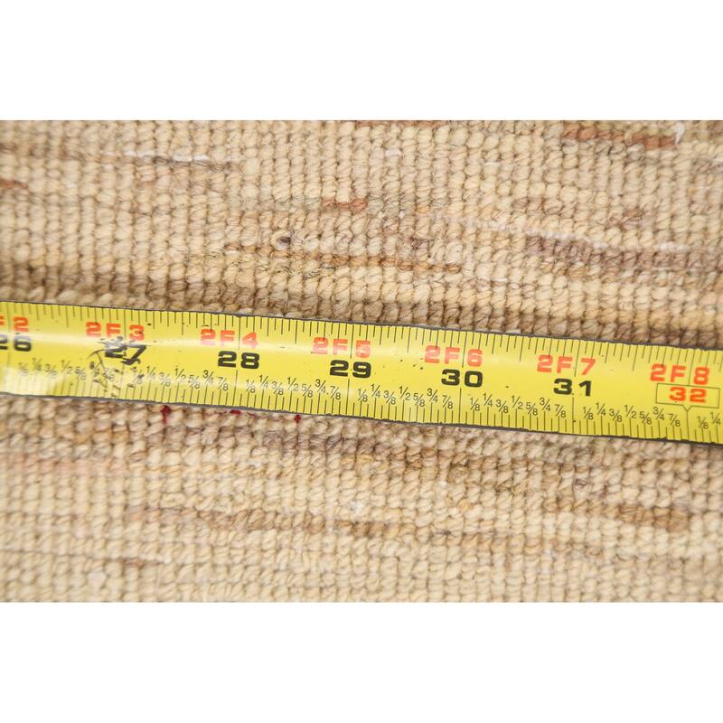 Wool Gabbeh Kashkoli Contemporary Area Rug Hand-knotted Foyer Carpet - 3'5" x 4'9"