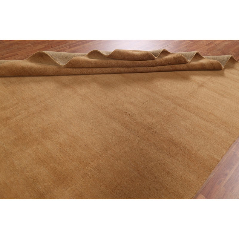 Contemporary Gabbeh Living Room Area Rug Handmade Oriental Wool Carpet - 8'3" x 11'1"