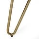 preview thumbnail 10 of 31, Grelton Modern Glam Velvet Club Chair with Hairpin Legs by Christopher Knight Home - 27.50" L x 24.50" W x 31.00" H