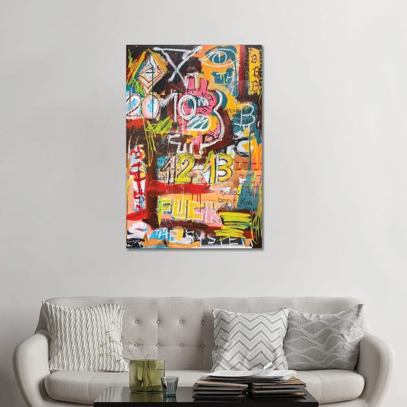 iCanvas "Satoshi Nakamoto Logged Off" by Diego Tirigall Canvas Print - 48x32x1.5