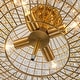 preview thumbnail 20 of 95, Retro French 4/5-Light Antique Brass Globe Crystal Chandelier for Living/Dining Room