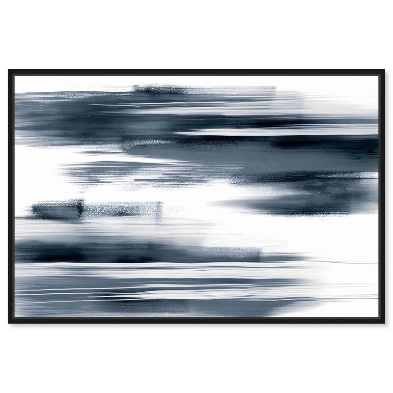 Blue Mirage II Canvas by Art Remedy - Black - 54" x 36"
