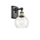 Option Black Antique Brass / Clear