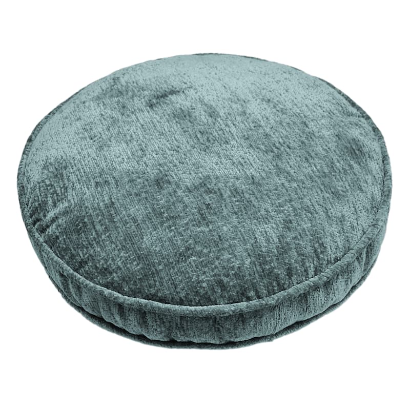 Edie At Home Delmonico Chenille Decorative Pillow 16" Round