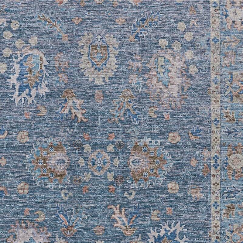 HomeRoots Floral Traditional Rectangle Outdoor Rug