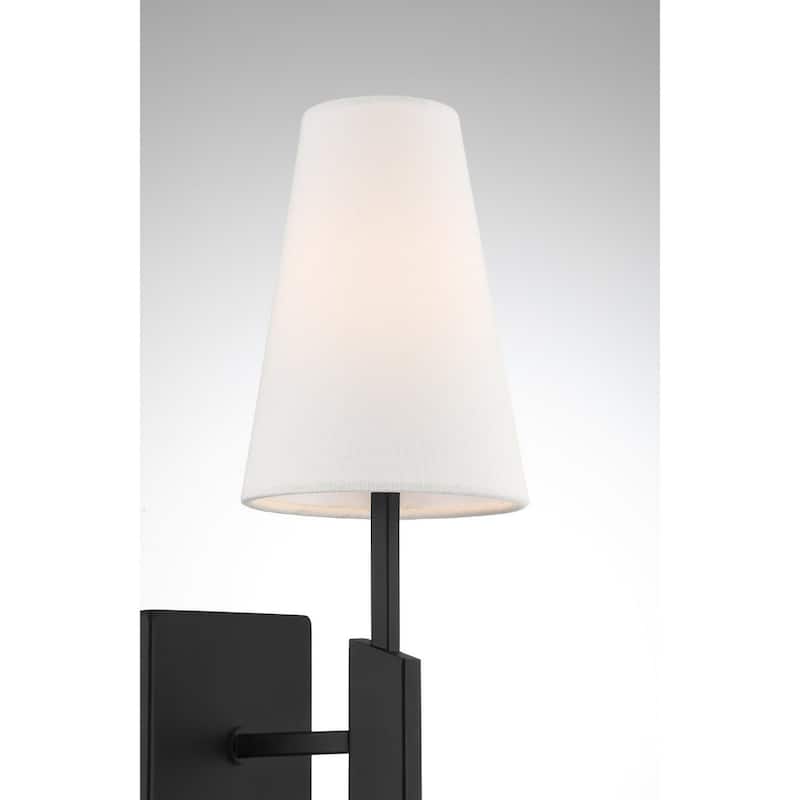 Wall Sconce in Matte Black