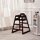 preview thumbnail 23 of 24, Wooden Double Solid Wood Feeding Baby Booster Chair