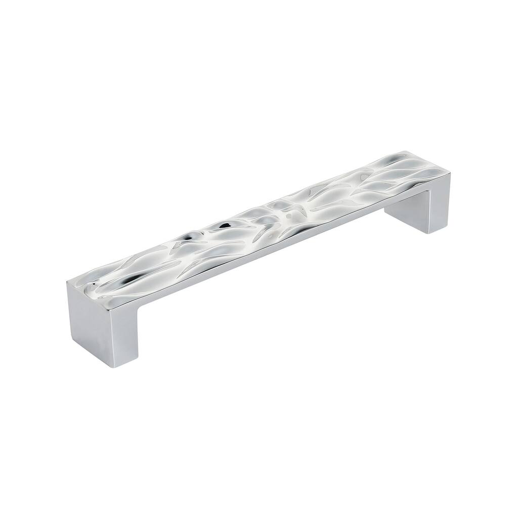 Calathea 6-5/16 in (160 mm) Center-to-Center Polished Chrome Cabinet Pull - 6.313
