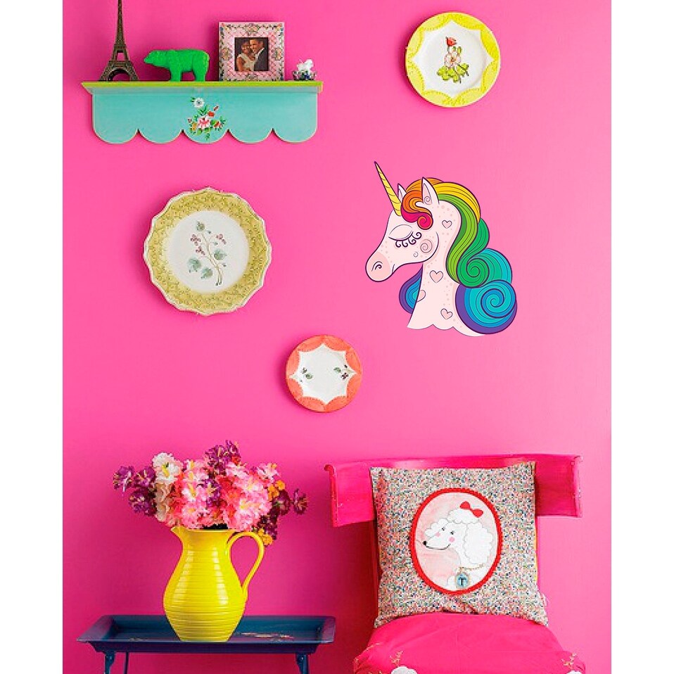 Unicorn Wall Decal for Baby Girl Nursery - Bed Bath & Beyond - 31974363