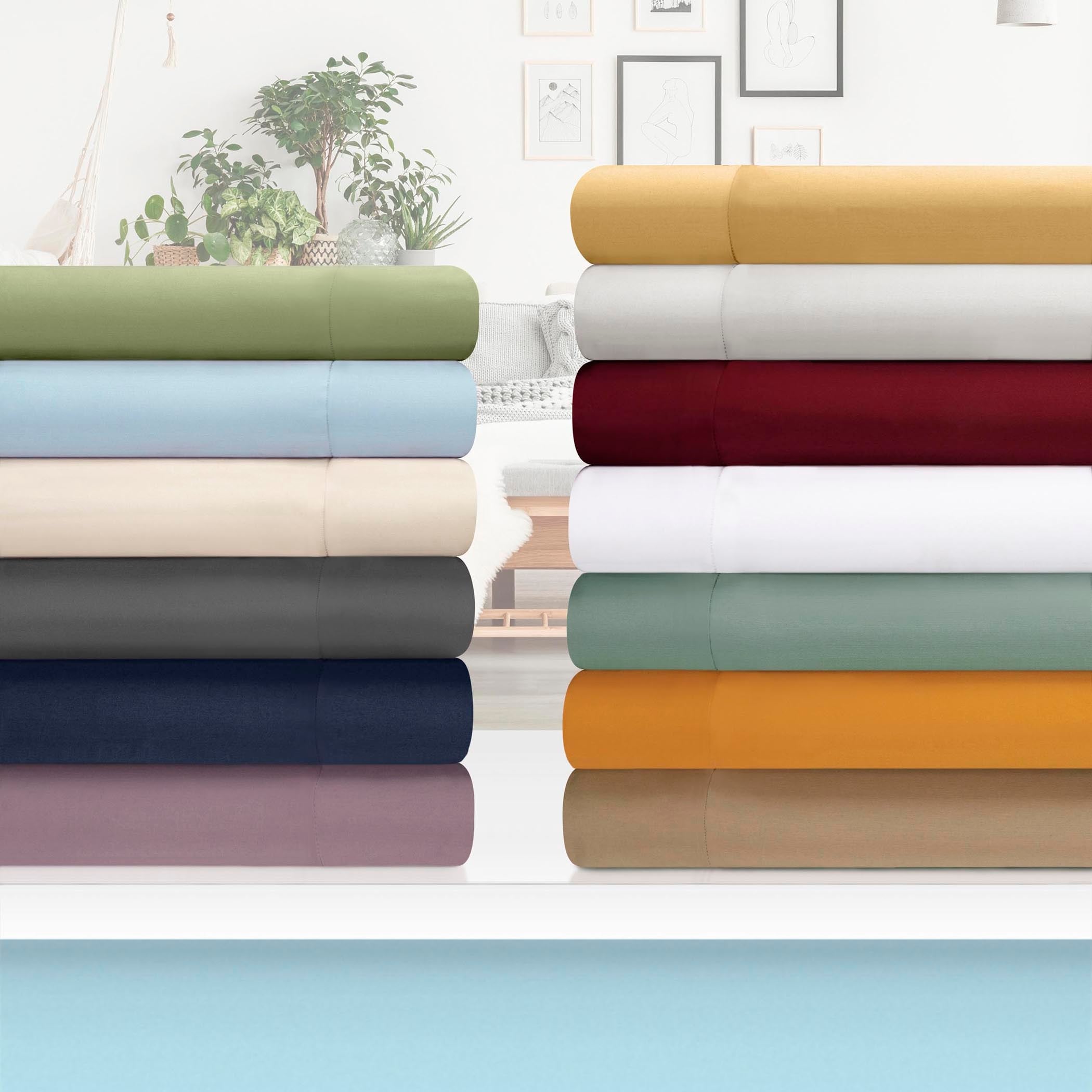 Superior 1200 Thread Count Egyptian Cotton Solid Duvet ...