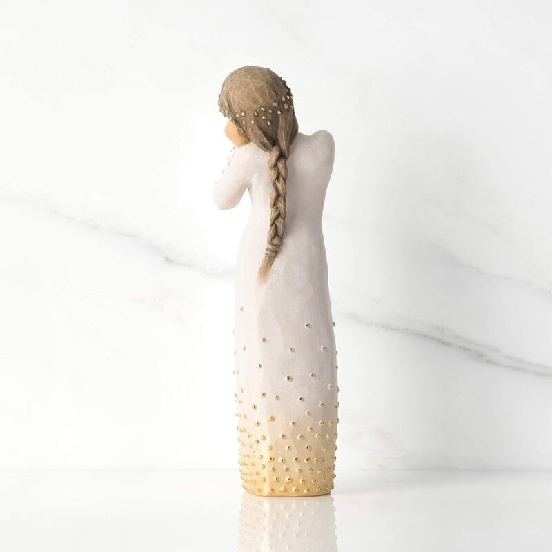 Willow Tree Wishing, A Beautiful Wish for You, 6.5" Sculpted Hand-Painted Figure