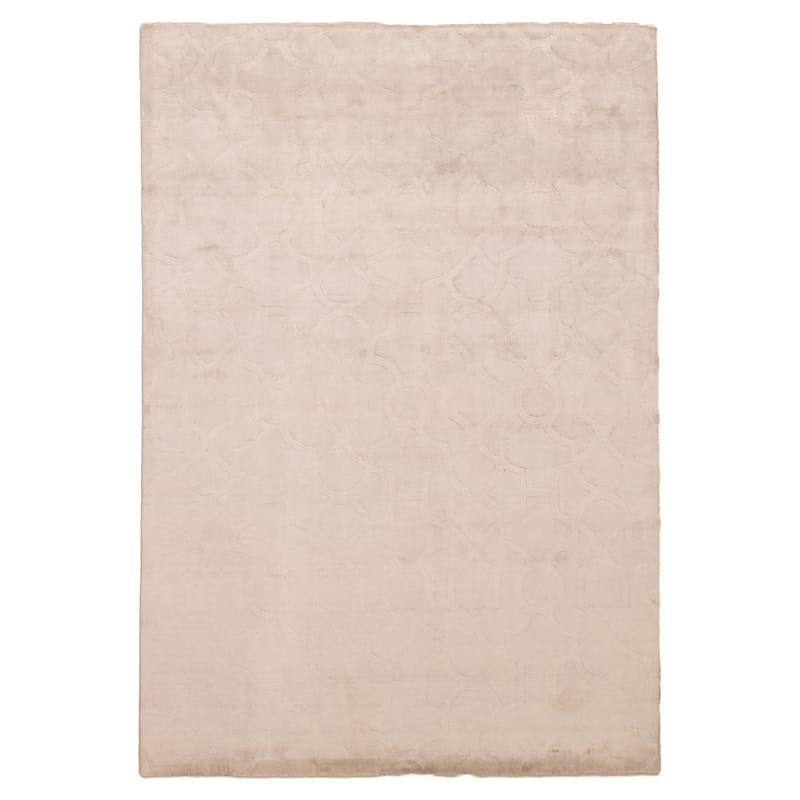 ECARPETGALLERY Hand Loomed Kashkuli Gabbeh White Viscose Rug - 5'4 x 7'8 - White - 5'4 x 7'8