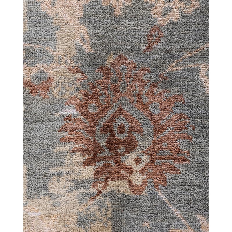 Ikat One-of-a-Kind Hand-Knotted Area Rug, Beige - 8' 1" x 10' 0"
