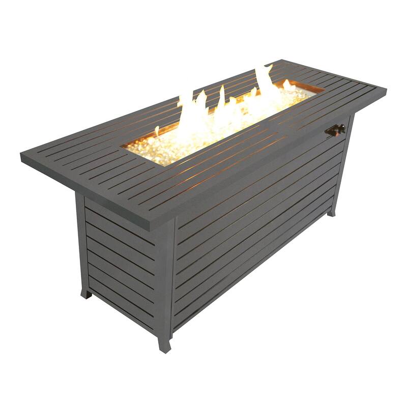 Modern 57in Outdoor Gas Propane Fire Pits Table Bed Bath & Beyond