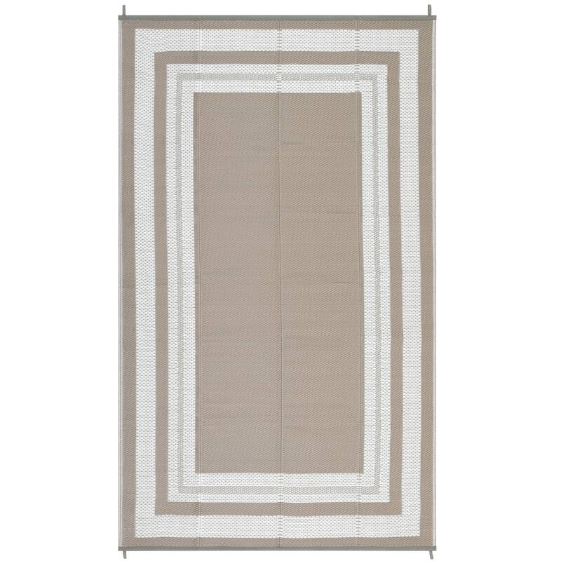 Outdoor Plastic Straw Rug Waterproof Outdoor Rug Reversible Plastic Camping Rugs for Patio Porch Deck Backyard