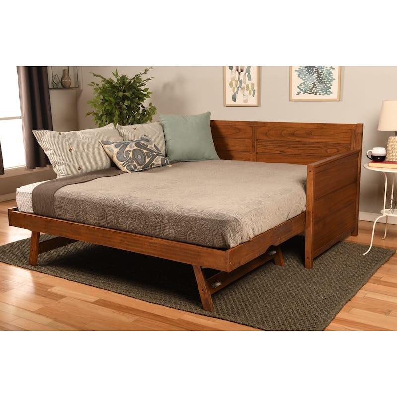 Somette Marisa Daybed Frame with Pop Up Trundle (Mattress not included)
