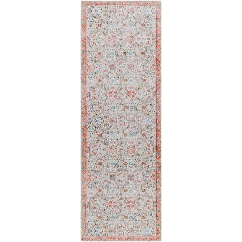 Livabliss Erranki Updated Floral Washable Area Rug