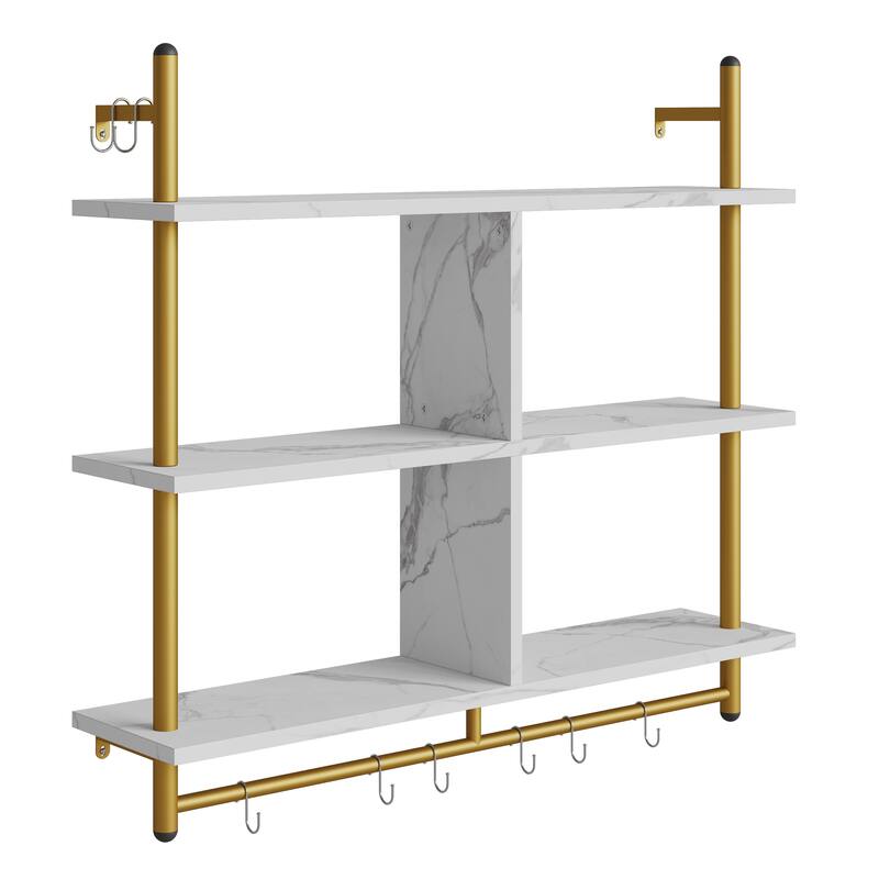 41 inch Wall Shelves 3-tiers Floating Shelf - 41 inch