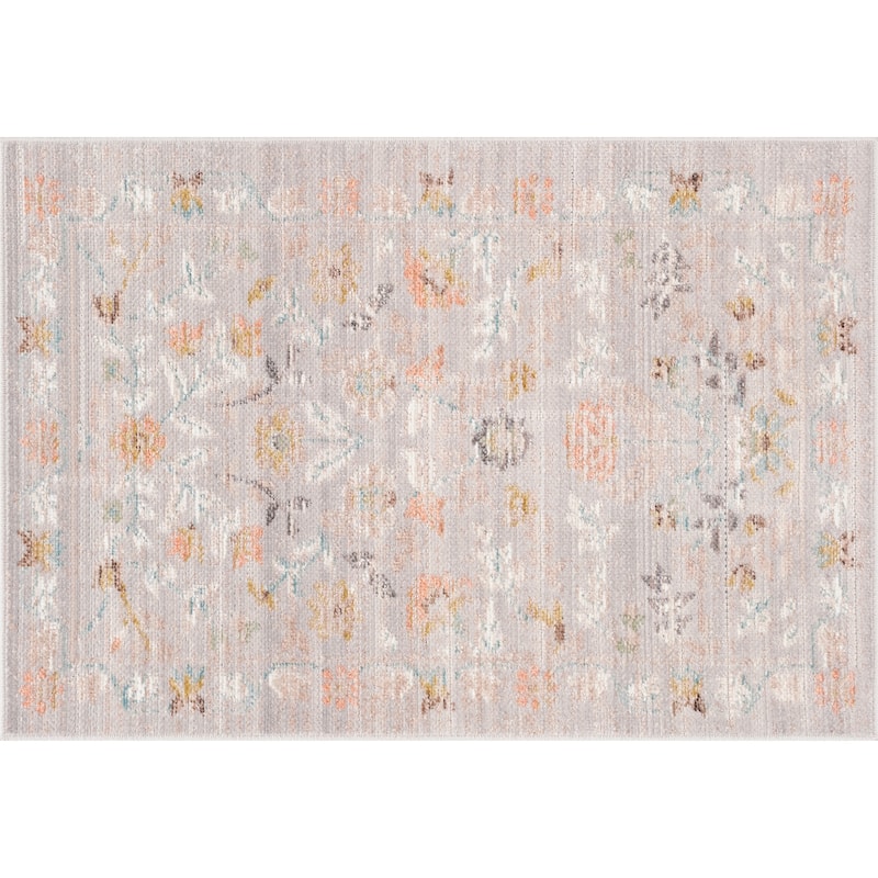 Crosswood Helen Traditional Floral Indoor Polyester Area Rug