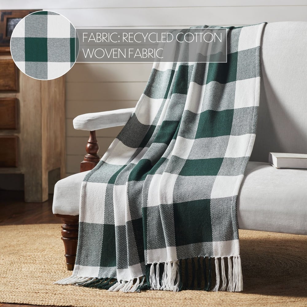 Annie Buffalo Check Woven Throw 50x60