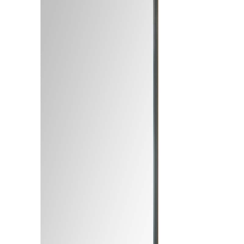 2-Way Hanging Oval Vanity Mirror - 40" - Silver