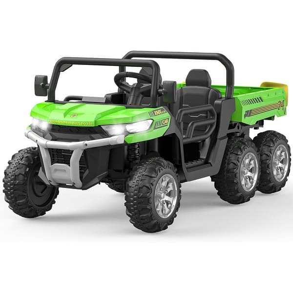 slide 2 of 39, Ride On Dump Truck for Kids Ride On Car with Remote Control Electric UTV Vehicles Green