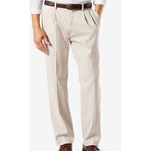 Dockers Mens Pants Beige Size 48X32 Big & Tall Khaki Classic Stretch. Opens flyout.