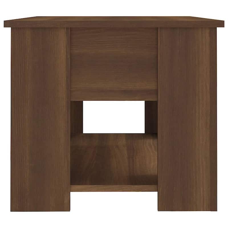 vidaXL Coffee Table Lift Top End Table Accent Side Sofa Table Engineered Wood - 31.1" x 19.3" x 16.1"