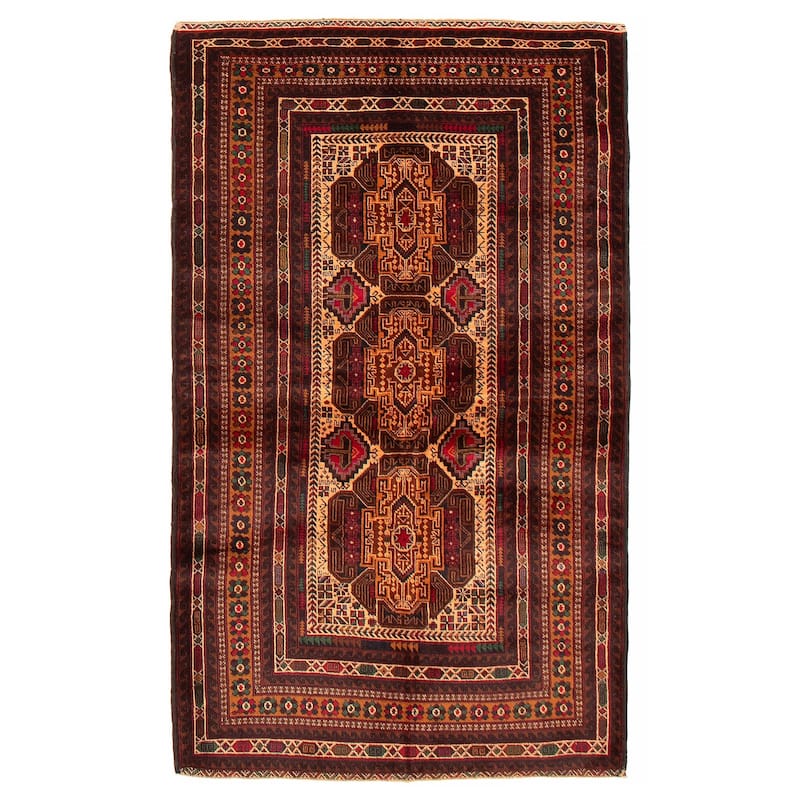 Teimani Ivory Rug 3'8" x 6'6" - 3'8 x 6'6 - Ivory - 3'8 x 6'6