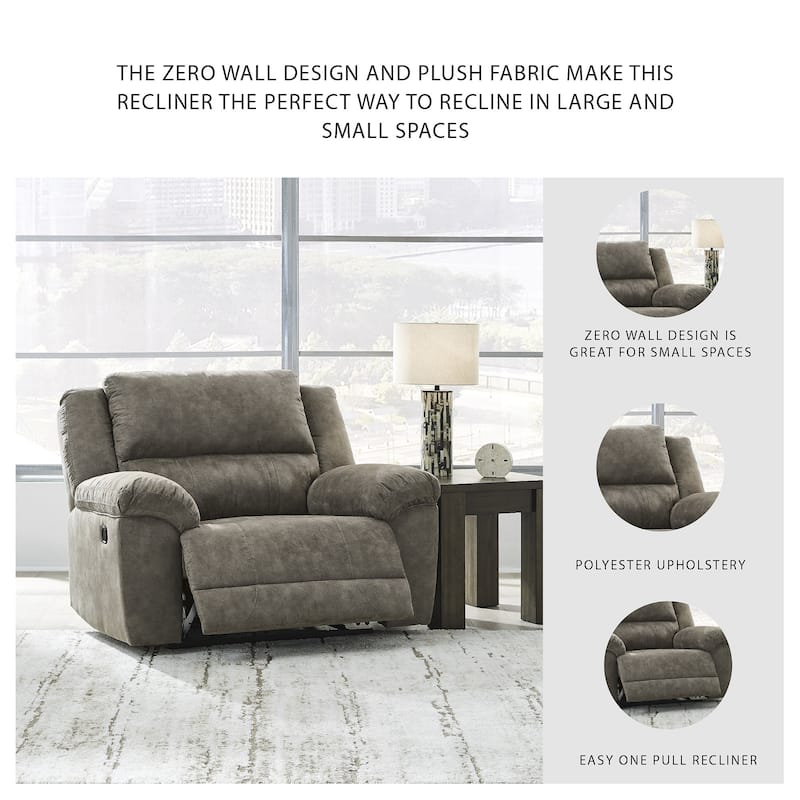 Signature Design by Ashley Laresview Brown Oversized Recliner