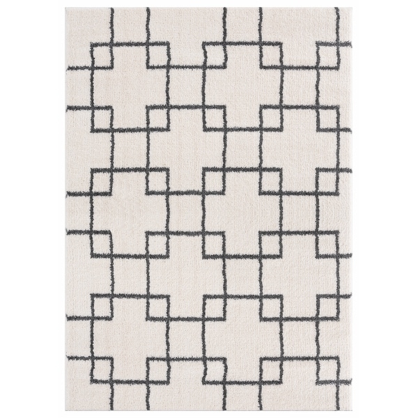 Carson Carrington Tosarbo Modern Machine-made Shag Area Rug. Opens flyout.