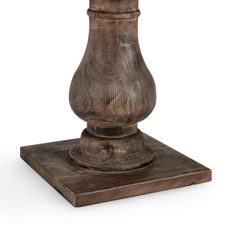 Carolina Reclaimed Wood Round End Table by Kosas Home