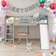 preview thumbnail 1 of 22, Twin Size Loft Bed With Slide and Ladder And Solid Construction For Bedroom,Dorm,Kids Grey