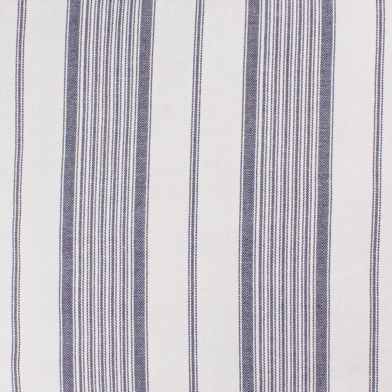 Polo & Luna Del Mar Pet Bed - Ivory/Blue Stripe - Ivory, Blue Stripe