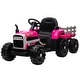 preview thumbnail 4 of 22, Kids Ride on Tractor with Trailer & Parent Remote Control,12V Battery Powered Ride On Tractor Toy with Dual Motors