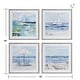 preview thumbnail 7 of 5, StyleCraft Beach Front - Set of 4 Printed Framed Canvas Wall Art