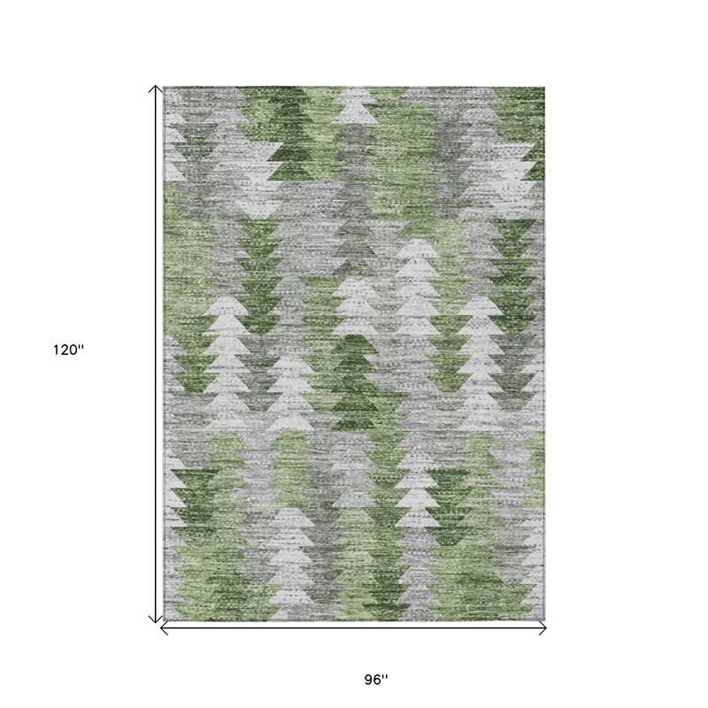 HomeRoots Geometric Transitional Rectangle Outdoor Rug