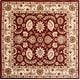 preview thumbnail 14 of 20, SAFAVIEH Handmade Royalty Red/ Ivory Wool Rug 7' Square - Red/Ivory - Square