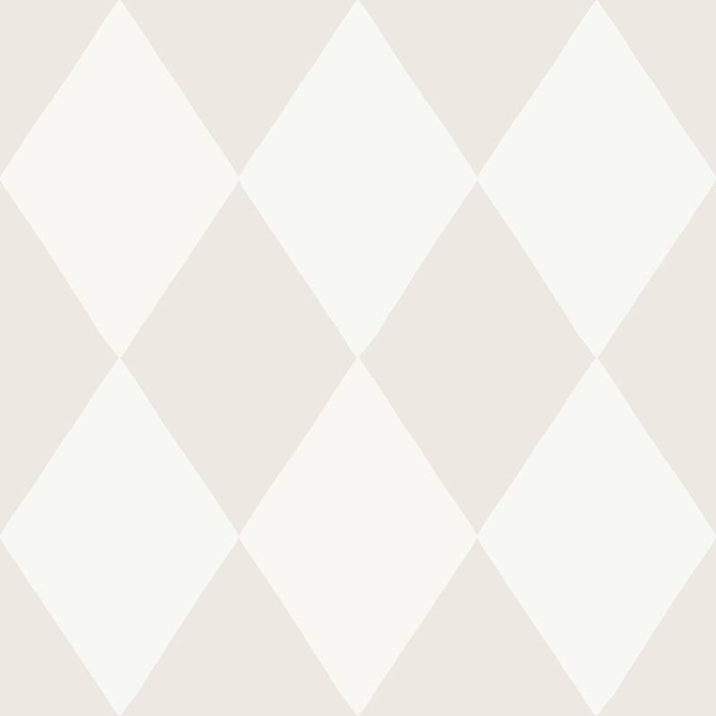 A-Street Prints Kalas Light Grey Diamond Wallpaper